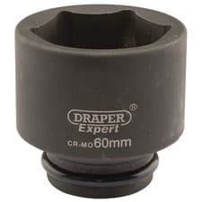 Image of Draper Expert HI-TORQ 6 Point Impact Socket 3/4" Square Drive 60mm Hand Tool