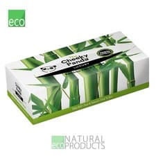 Image of Cheeky Panda 100% Natural Bamboo Luxury Facial Tissue Flat Box 3PLY 80 Sheets