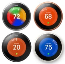 Image of Google Nest Learning Thermostat Programmable 3rd Generation Open Box