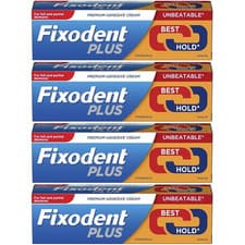 Image of Fixodent Denture Adhesive Cream Dual Power 40G **4 PACK DEAL**