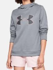 Image of Under Armour Coldgear Women's UA Fleece Big Logo Hoodie Save 40% Small