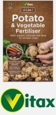 Image of Vitax Organic Potato Vegetable Feed Plant Fertiliser Root Food 1kg Natural Grow