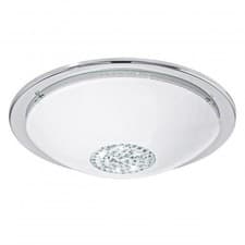 Image of Eglo Lighting 93778 Giolina LED Ceiling Light Chrome & Crystal Glass IP20