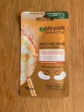 Image of Brand New GARNIER Moisture Bomb Eye Sheet Mask  VEGAN- For Bags, Dark Circles