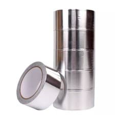 Image of ALUMINIUM FOIL TAPE THERMAL INSULATION SILVER ROLL 50M MULTI-LISTING