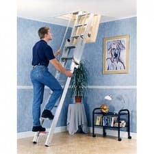 Image of YOUNGMAN DELUXE 2 SECTION ALUMINIUM LOFT LADDER