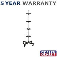 Image of Sealey Wheel Storage Trolley 100kg Capacity STR004