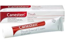 Image of Canesten 2% Thrush Cream - 20g Max Strength- NEXT DAY Disp - soothes MEN | WOMEN