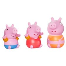 Image of TOMY Toomies Peppa Pig, Mummy Pig, Peppa & George Bath Squirters, Baby Bath Toys