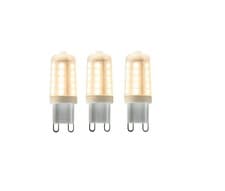 Image of Pack Of 3 x Light Bulb Frosted 3.5w LED G9 Capsule 3000K Dimmable 330lm InLight