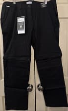 Image of Craghoppers Women's Kiwi Pro Convertible Pants/Shorts Black Size XXL/14 US
