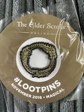 Image of LootPins The Elder Scrolls Online November 2016 MAGICAL lootcrate Pin Badge