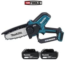 Image of Makita DUC150Z 18V Brushless Pruning Saw 150mm/6" 320W With 2 x 5.0Ah Batteries