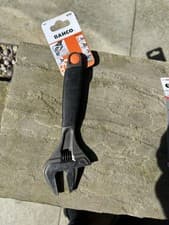 Image of BAHCO ADJUSTABLE WRENCH EXTRA WIDE OPENING JAW  8  - 9031