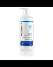 Image of Ultrasun Clear Sports Sunscreen SPF20 (400ml) | Overstock Clearance | FREE P&P