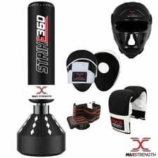Image of Max Strength Free Standing Boxing Punch Bag Stand MMA Kick Martial Art Training