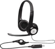 Image of Logitech H390 Wired Headset - Noise Cancelling Microphone USB with controls (A)