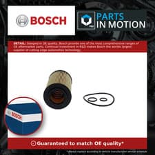Image of Oil Filter fits MERCEDES C220 2.2D 08 to 18 Bosch A1121840425 A6511800009 New