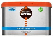 Image of Nescafe Azera Decaff Americano Instant Coffee 420g Tin Pack of 3