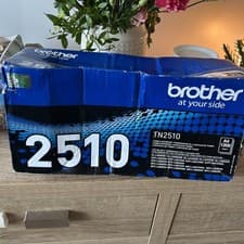 Image of Brother TN2510 Black Toner Cartridge Genuine Laser Printer Ink OEM Original BK