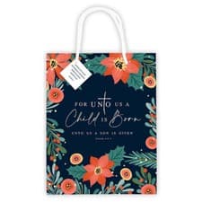 Image of For Unto Us A Child Is Born Gift Bag