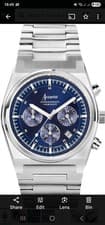 Image of Accurist Origin Men's Chronograph Watch Royal Blue Dial Brand New RRP £209.00