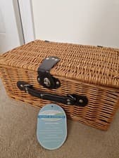 Image of Tower Coast & Country Wicker Picnic Hamper *BNWT*family*cutlery*set*traditional