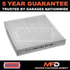Image of Fits Honda Civic CR-V Rover 200 400 MG ZS Cabin Filter Borg & Beck