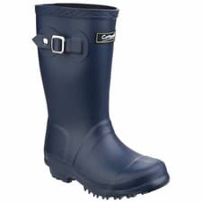 Image of Cotswold Buckingham Navy Childrens Wellingtons PVC