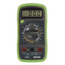 Image of Sealey MM20HV Digital Multimeter 8-Function with Thermocouple Hi-Vis