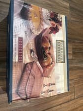 Image of Vintage Corning PYREX Cranberry Sensation 3 Piece Oven To Table Set 1994 RARE