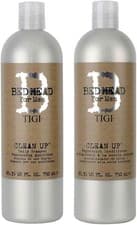 Image of Bed Head for Men by TIGI Clean Up Shampoo & Conditioner Set 2x 750ml Salon