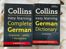Image of Collins Easy Learning German Dictionary and Complete German bundle