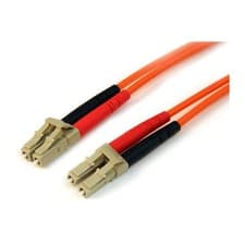 Image of StarTech 50FIBLCLC1 1m Multimode 50/125 Duplex Fibre Patch Cable LC - LC