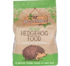 Image of BRAMBLES CRUNCHY HEDGEHOG FOOD 900g, 2kg 4kg 8kg : Wildlife Feed Hog Animal Meal