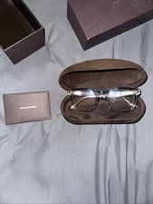 Image of Tom Ford Clear Frame Blue Light Lens Glasses