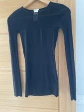 Image of Wolford Women’s Lace Top. Black Size Small. Brand New Lovely Condition