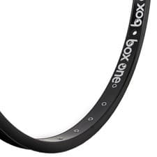 Image of BOX Focus 20" x 1 1/8 - 3/8 28 Hole Front or Rear BMX Bike Rim Black 451 x 12mm