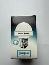 Image of Crompton Lighting Round Coloured Bulb 45mm Green 25W B22 Bayonet Cap - New
