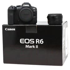 Image of Canon R6 Mark II Body EOS Mirrorless Camera + Ef-eosr Mount Adapter Next Day Del
