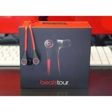 Image of HOT SALE! GENUINE BEATS TOUR BY DR DRE EARPHONES BLACK/RED FAST POST