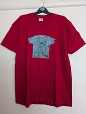 Image of Supreme 30th Anniversary First Tee Red UK Size M - In Hand