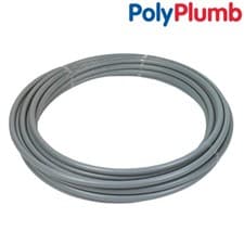 Image of Polypipe PolyPlumb Barrier Pipe Coil Polybutylene Grey 10mm x 50m PB5010B