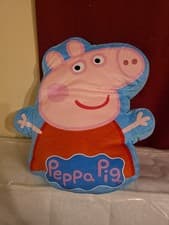 Image of Official Peppa Pig Plush Pillow Hug Cushion Super Soft 14” x 12.5” Age 3+