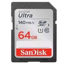 Image of SanDisk 64GB Ultra SDHC UHS-I Memory Card, SDSDUNB-064G-GN6IN *Brand New*