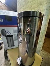 Image of Tramontina Pedal Bin, Stainless Steel, 30 Litre