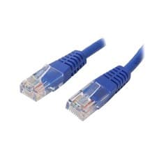 Image of StarTech.com 1.5m RJ45 Cat5e UTP Snagless Patch Cable Blue M45PATCH35BL