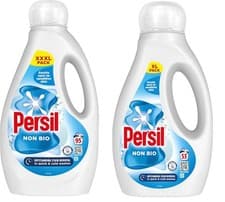 Image of Persil Non Bio Laundry Liquid Detergent Sensitive Skin 53 -95 Washes Fresh Scent