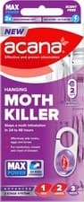 Image of Acana Hanging Moth Killer 2Units Kills Moths Eggs Larvae 3Month Wardrobe Protect