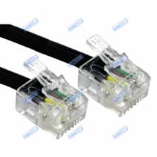 Image of RJ11 to RJ11 ADSL ROUTER Cable TELEPHONE Lead for SKY BT PHONE BROADBAND LOT